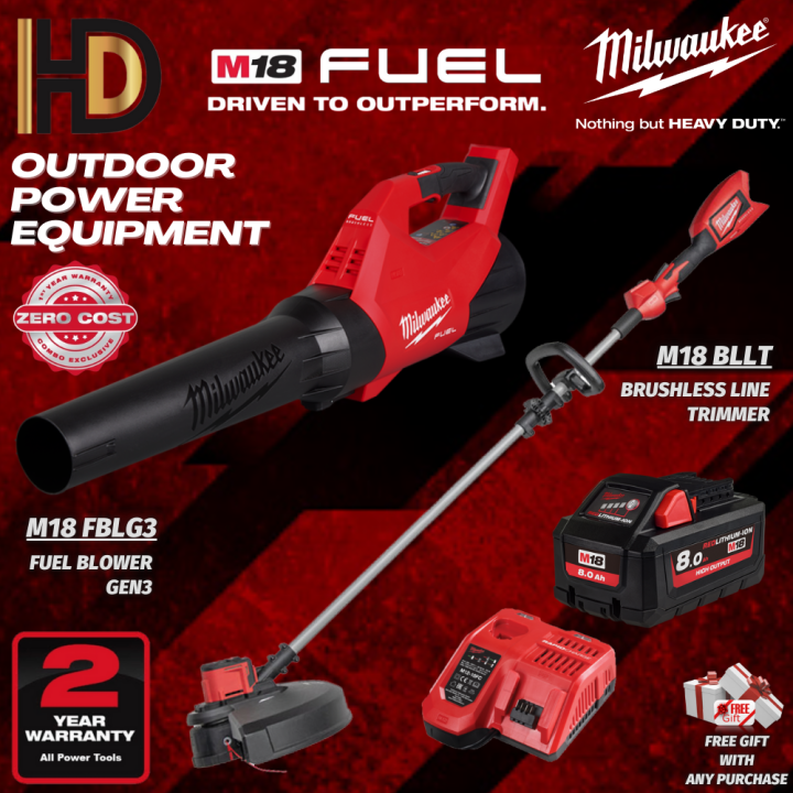 Milwaukee M18 Outdoor Power Equipment Combo Package Milwaukee