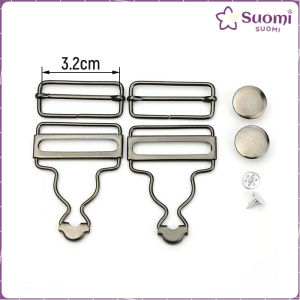 Suomi Overalls Metal Buckles Replacement Suspender Buckles Overall Clip Replacement 1Set