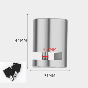 Aluminum Alloy Motorcycle Disc Brake Lock Anti-theft Brake Disc Padlock with Key