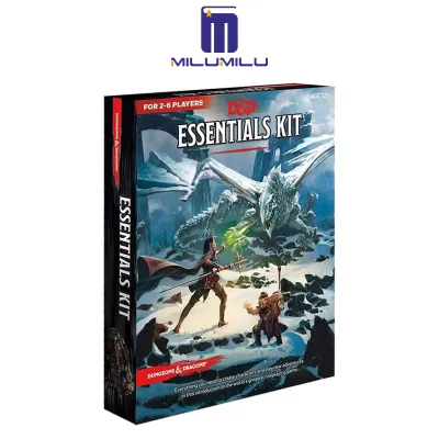 D&D Essentials Kit (Dungeons & Dragons Intro Adventure Set) paperback Original English books