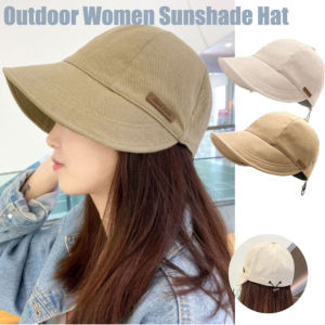 Womens Fisherman Hat Zhao Lusi Style Summer Anti UV Adjustable Sunshade Hat Quick-Drying Beach Hat