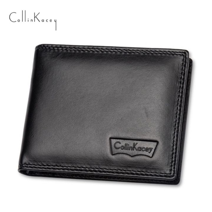 Ready Stock!! Retro Fashion Genuine Leather Men Short Wallet Original ...