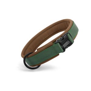 YAZHE ปรับได้ ปลอกคอสุนัขสะท้อนแสง สายรัดยืดหยุ่น ไม่ต้องดึง ปลอกคอสัตว์เลี้ยงสำหรับสุนัขขนาดกลางและใหญ่ ทนทาน หัวเข็มขัดปลดเร็ว สายโซ่หัวเข็มขัดนิรภัยสำหรับสุนัข กลางแจ้ง