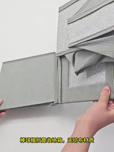 Có Thể Gập Lại mũ vải Chủ Organizer Cho kệ tủ quần áo Tiết Kiệm Không Gian Bụi Bảo Vệ Thiết Kế Di Động Mũ Chủ