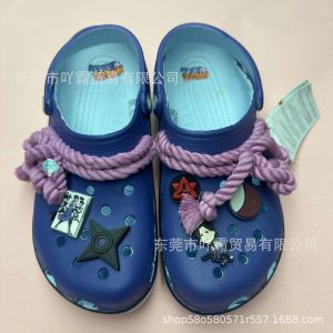 crocs Dép sục nam ngoài trời Naruto Shippuden phiên bản hợp tác dép lê gỗ nhẹ nhàng dép sandal đi chơi.