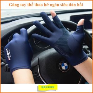 Găng tay hở ngón kiểu dáng thể thao siêu đàn hồi chống nắng tia UV chống trượt chống mồ hôi và chai tay