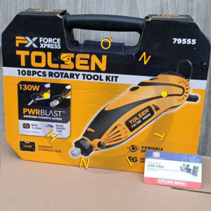 MÁY MÀI MINI 135W TOLSEN 79555 BỘ 108 CHI TIẾT