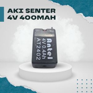 Aki 4V 400mAh - Baterai 4 Volt 0.4A untuk Senter dan Elektronik