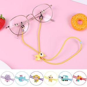 DECORATE X Colorful Elastic Neck Strap Eyeglass Holder Kids Glasses Chain Glasses Band Strap Child Eyewear Cord