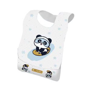 Disposable Baby Bib Feeding Kids Travel Individual Packing 10pk