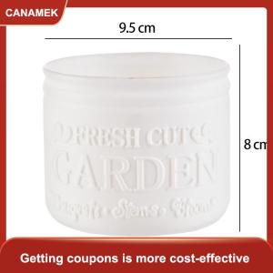 【CANAMEK】 Chậu Hoa Tròn trồng cây mọng nước Chậu cây văn phòng máy tính để bàn ban công trang trí sân vườn nhà ngoài trời chậu