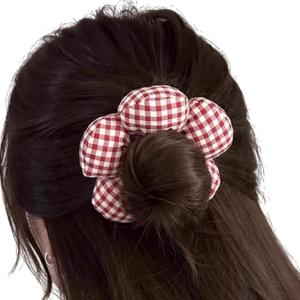 Flower Hair Rope Hair Bun Scrunchies Elastic Hair Rope Big Hair Scrunchy Lovely HairBands Female Accessories