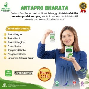 ANTAPRO BHARATA HERBAL || Obat Stroke & Melancarkan Sirkulasi Darah