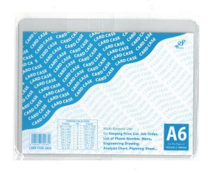 East-File A4 Hard Card Case Clear PVC for Memo Certificate Menu Name Card Cover Protection A3 / A4 / A5 /A6