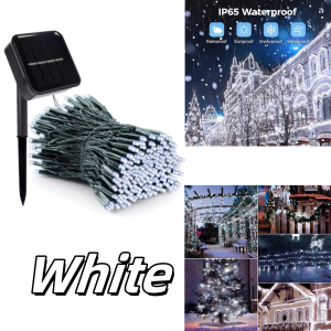 22M 12M 5M Solar Christmas Lights Outdoor Waterproof Holiday Fairy Lights For Home Lawn Garden Decoration