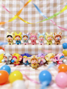 Little Flower Bun Holiday Escape Plan Series Blind Box Trendy Toy Girls Gift Doll Figure Desk Ornament