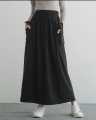 Rok panjang cargo premium korean style / Rok wanita kekinian bahan crinkle airflow jumbo terbaru. 