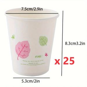 Disposable Paper Cup Containers Coffee Containers Cups 12oz Ice Cream Dessert Bathroom Mouthwash Accessories Cawan 一次性水杯