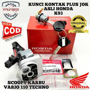 ASLI ORIGINAL KUNCI KONTAK PLUS JOK HONDA AHM K93 VARIO 110 TECHNO SCOOPY KARBU LAMA STOP