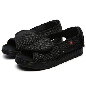 Zeisongs Mens Womens Summer Comfortable Diabetic Shoes foot fat thumb instep height Foot swelling code middle-aged and elderly sandals diabetes 2026