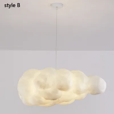 Minimalist Cloud Pendant Light 10W E27 Warm Light LED Dining Room Hanging Lamp Nordic Lighting For Restaurant Living Room