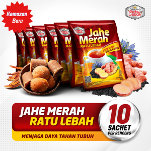 JAHE MERAH RATU LEBAH 10 SACHET