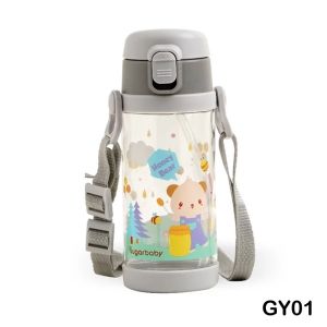 Sugar Baby Tritan Special Straw Bottle 400ml with Strap Botol Minum Sedotan Anak dengan Tali BPA Free