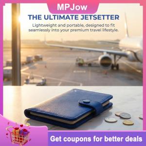 【MPJow】 Waterproof PU Leather Passport Wallet Holder Card Cover Secure Durable for Travel Business and Adventure Outings