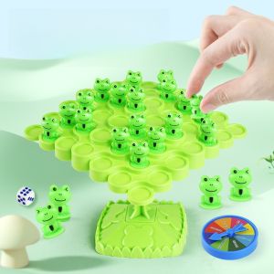 Đồ chơi cây cân bằng ếch phi hành gia vui nhộn cho bé phát triển tư duy