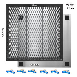 Tấm tổ ong nhômbàn làm việc tổ ong 400*400*22mmthích hợp cho máy khắc và cắt laser CO2