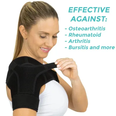 Shoulder Brace For Torn Rotator Cuff Shoulder Stability Support Brace Adjustable Fit Sleeve Wrap Relief For Shoulder Injuries And Tendonitis