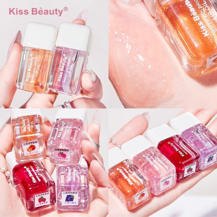 Kiss Beauty Moisturizing Glossy Water And Light Lip Oil Lazada