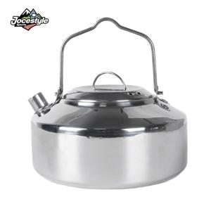 Compact 1L Camping Teapot Lightweight Kettle for Boiling Water Perfect for Hiking and Outdoor Cooking
