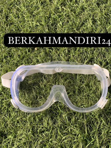 Kacamata Safety Goggles ENZO Pelindung Karet Elastis Kacamata Lab
