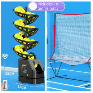 MUSCLEX Automatic Training Ball Throwing Machine 2-in-1 Pickleball Tennis Ball Tennis Accessories Professional Remote Control Ball Serve Machine