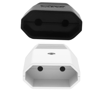 European Flat Couplers 250V 2.5A Flame Retardant PC Shell For Fan Iron And Hair Dryers Stable Electrical Connection