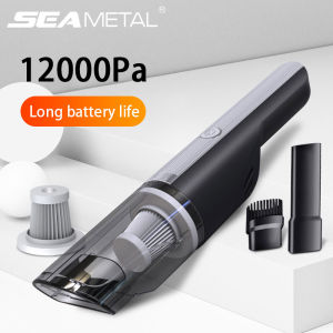 12000Pa Wireless Charging Car Vacuum Cleaner Small Handheld High Power Vacuums Auto Care Tool