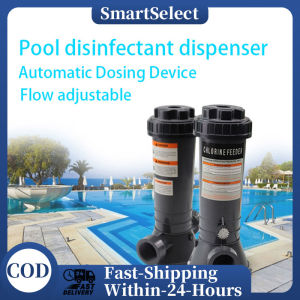 Swimming Pool Automatic Chemical Chlorine Feeder Dispenser Chlorinator Built‑in Check Valve Disinfection Device for Pool Water Treatment