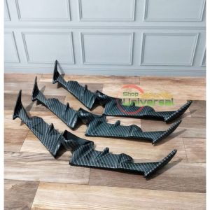 WINGLET AEROX NEW CONNECTED MODEL H2 WINGLET ALL NEW AEROX 2021 - MERAH GLOSSY MNL