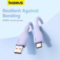 Baseus 100W USB A To USB Type C Cable Charger 6A Qualcomm 3.0 QC Quick Charge Fast Charging 480 Gbps Data Transfer USBC USB-C TypeC Type-C Nylon Braid for Samsung S23 Huawei Realme Xiaomi Smartphone Tablet Android. 