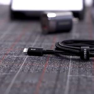 Essager PD Fast Charging USB C to Lightning Cable 20W/27W Max 30W Data Transfer Cord Compatible All iOS Mobile Devices