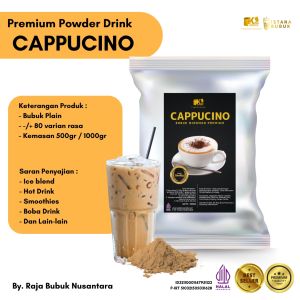 Bubuk Minuman Premium Rasa Cappucino Powder Drink Premium Cappucino
