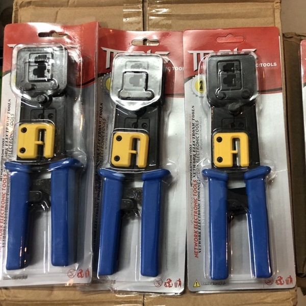 Kìm bấm đầu mạng xuyên thấu, kềm bấm mạng xuyên thấu RJ112, RJ45, Kìm ...