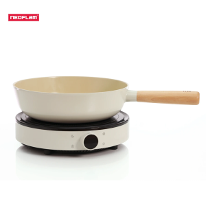 [Hàng chính hãng] Bộ đôi chảo sâu đa năng 26cm&  bếp từ đơn Fika Neoflam Hàn Quốc. Hàng có sẵn giao ngay