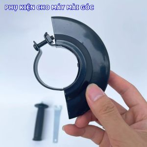 Bộ Tay Cầm Khóa Mở Và Tấm chắn bảo vệ cho máy mài máy cắt 100mm