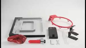 Basketball Hoop With Electronic Scoreboard Indoor Hanging Basketball Board Shooting Frame Game Set