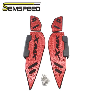 SEMSPEED Motorcycle CNC Footpegs Footrest Foot Pegs For Yamaha XMAX 400 300 250 2017-2023 2024