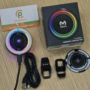Quạt tản nhiệt điện thoại sò lạnh từ tính Memo CX17 Pro AI RGB Gaming thế hệ mới đóng băng bề mặt