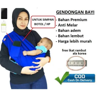 selendang Gendongan perlengkapan Bayi depan Geos samping instan Baby Carrier pouch sling anak murah