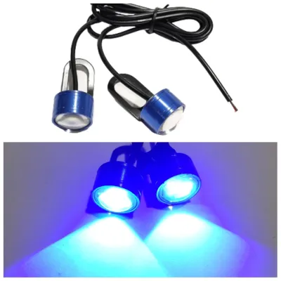 LAMPU MATA ELANG STROBO EAGLE EYE FLASH STROBO KEDIP 3 LED DENGAN BREKET 2PCS